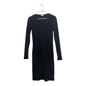 Women’s James Perse‎ ribbed, black, cotton dresss, size 2 (smalll/medium)